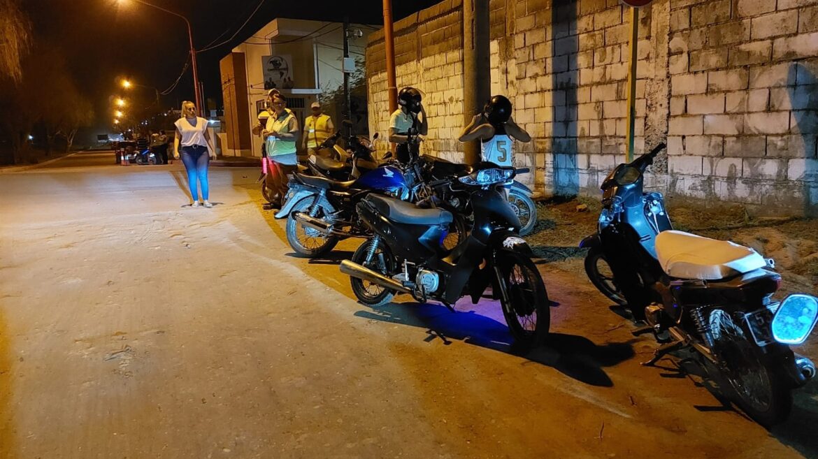 Arroyito: Retuvieron 15 motocicletas en controles municipales