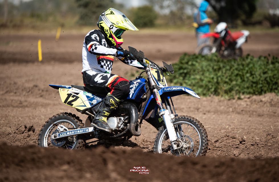 Santino Riba se consagró subcampeón del Campeonato Cordobés de Motocross