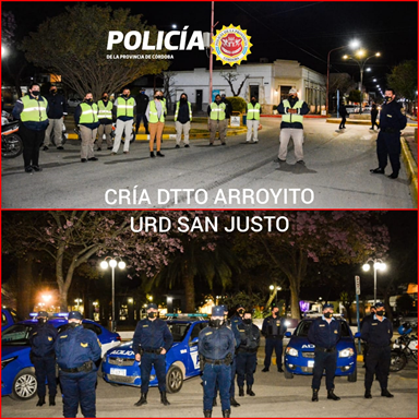 Parte de prensa policial del fin de semana