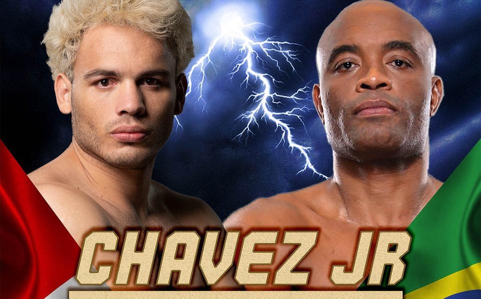 🥊 Informe: Anderson Silva se enfrentará a Julio César Chávez Jr. en un combate de boxeo el 19 de junio
