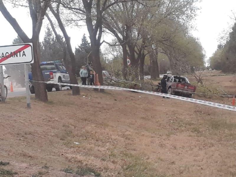 Sacanta: Murió un hombre de 43 años en un accidente